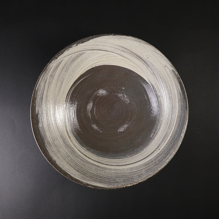 武末日臣 作 刷毛目7寸皿 – ギャラリー一番館オンラインショップ