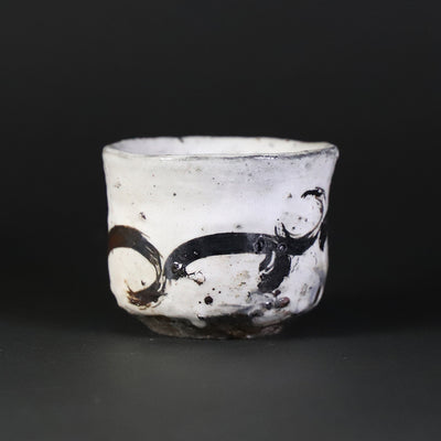 Kobiki Karatsu Sake Cup by Munehiko Maruta