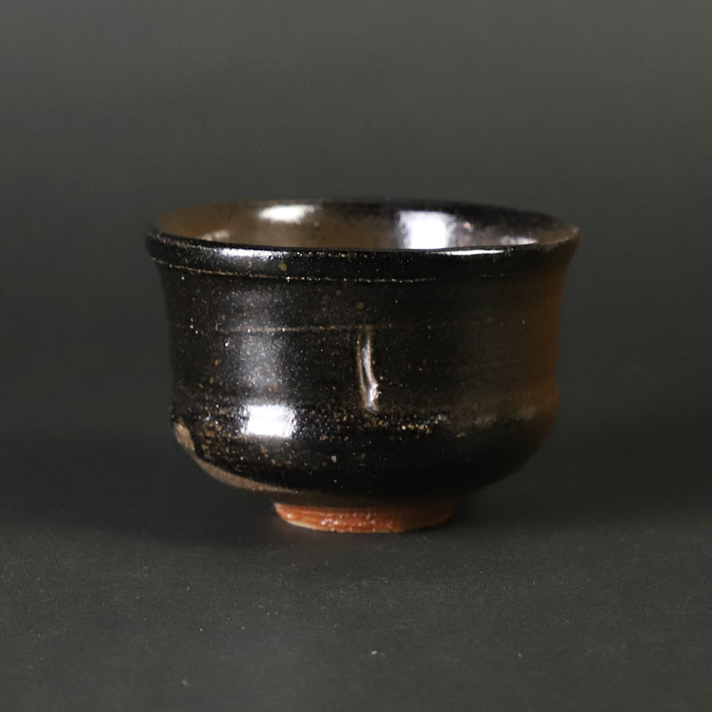Black Karatsu Cup by Yoshihisa Ishii