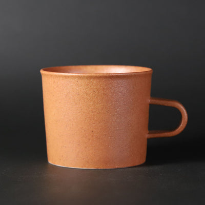 224porcelain JS soup mug (brown)