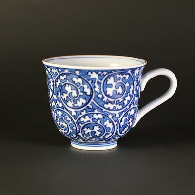 Gen-emon kiln Dyeing arabesque dark medium bowl plate