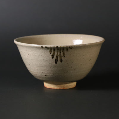 Nakazato Tarōemon Kiln Illustrated Karatsu rice bowl (bamboo)