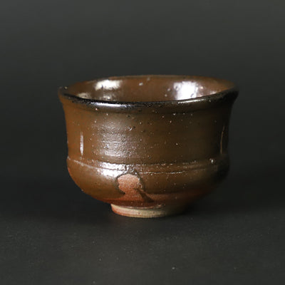 Black Karatsu Cup by Yoshihisa Ishii