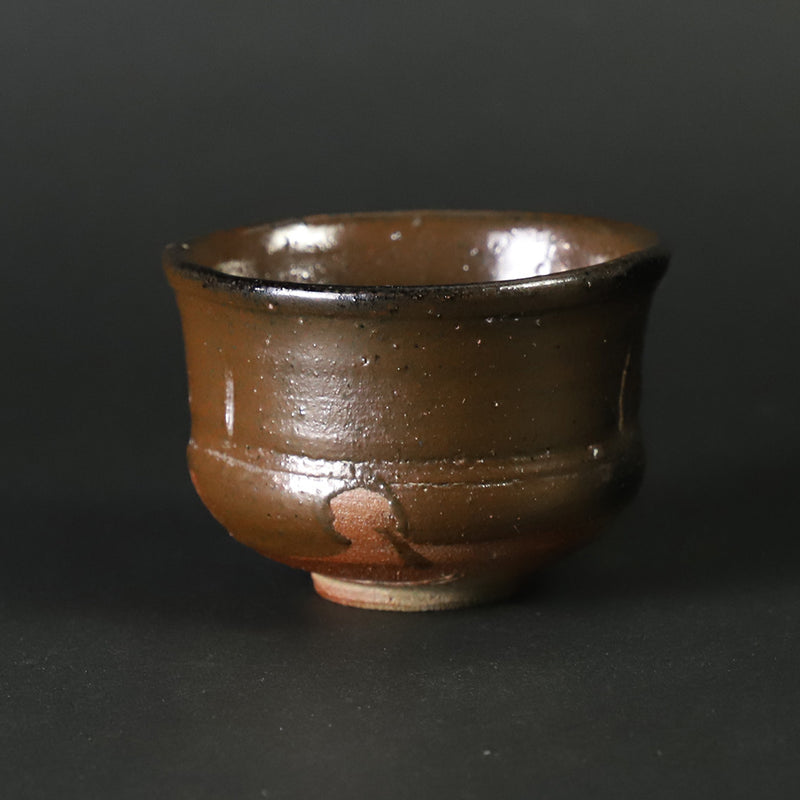 Black Karatsu Cup by Yoshihisa Ishii