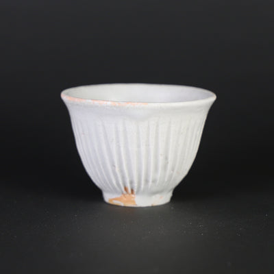 White porcelain cup by Soichiro Maruta