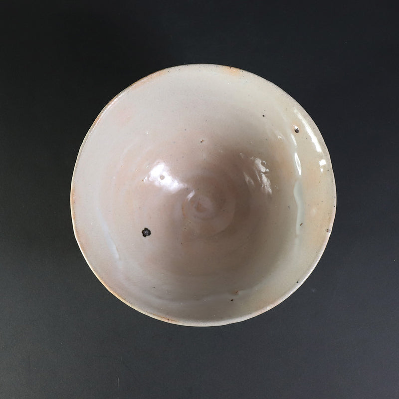 Ido tea bowl by Yasumoto Kajiwara