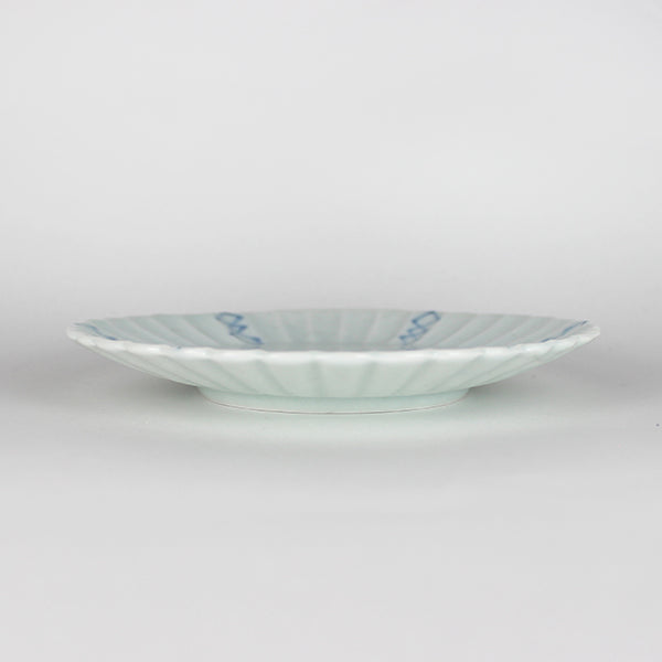 224porcelain 2245 Kikyo 5-sun plate (Dometsuke)