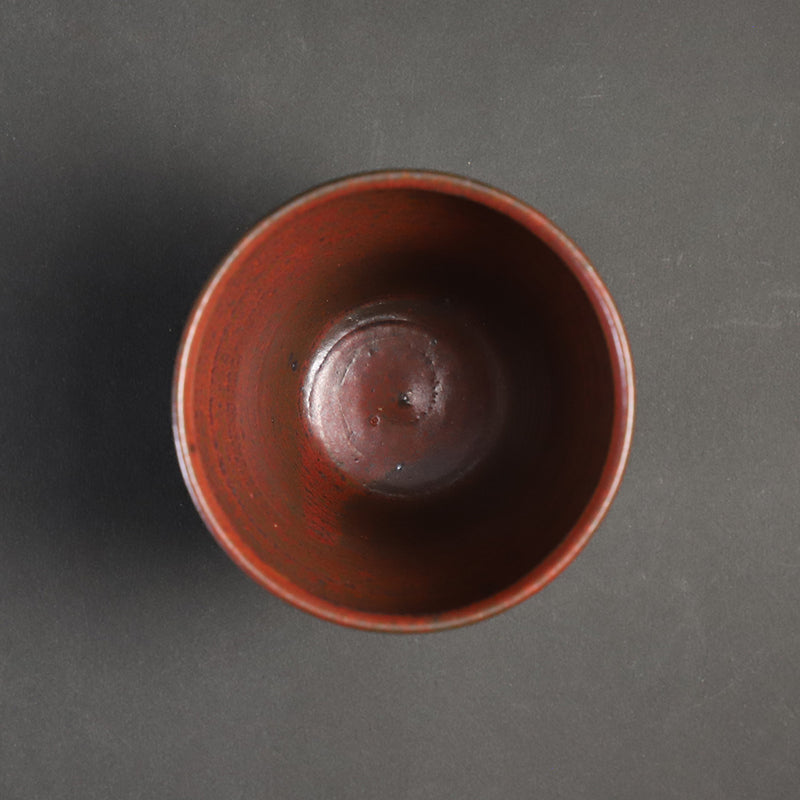 Takashi Nakazato iron red line design tea cup