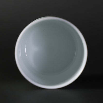 Blue porcelain cup by Akio Momota