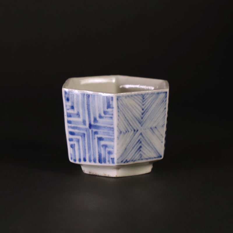 Soichiro Maruta dyed hexagonal cup
