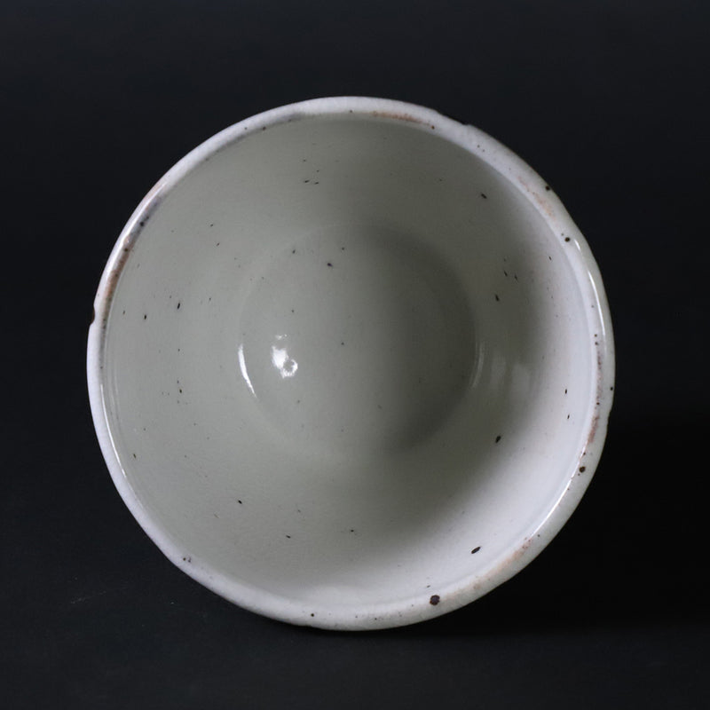 中里隆　作　絵唐津粉引蕎麦猪口