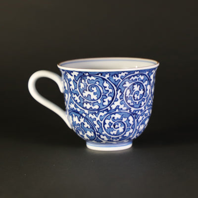 Gen-emon kiln Dyeing arabesque dark medium bowl plate