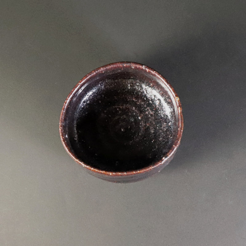 Black Karatsu bowl by Kouta Tanaka