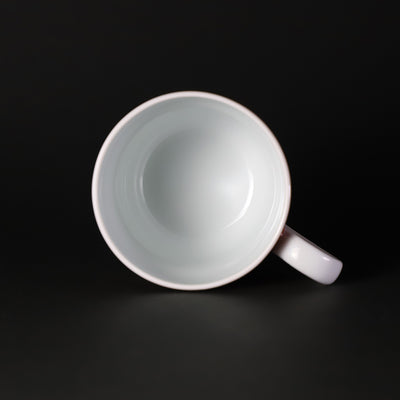Gen-emon Kiln Mug Cup with Red Plum Pattern
