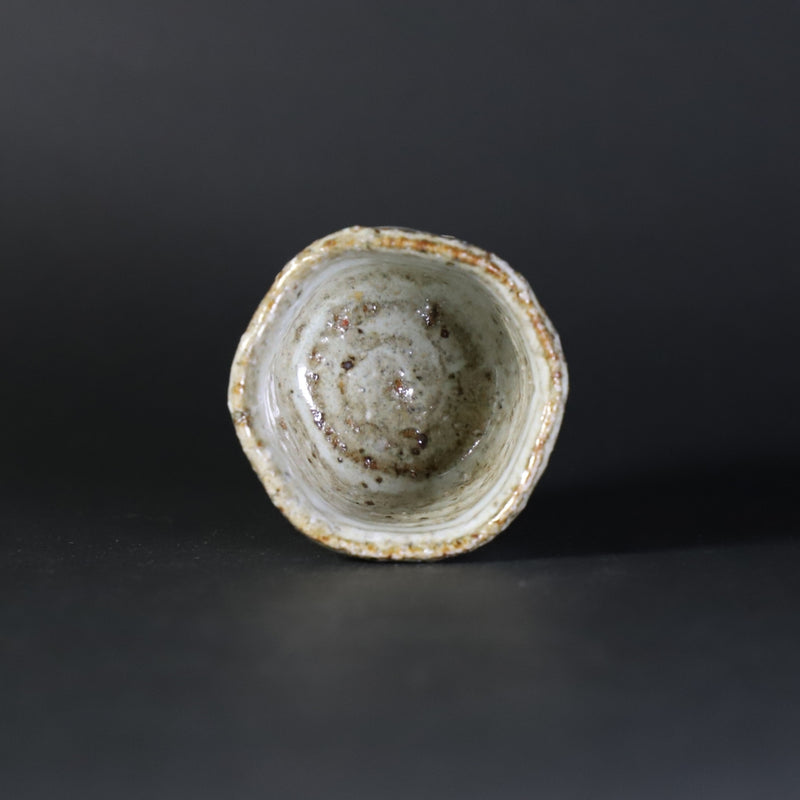 Spotted sake cup by Kota Tanaka