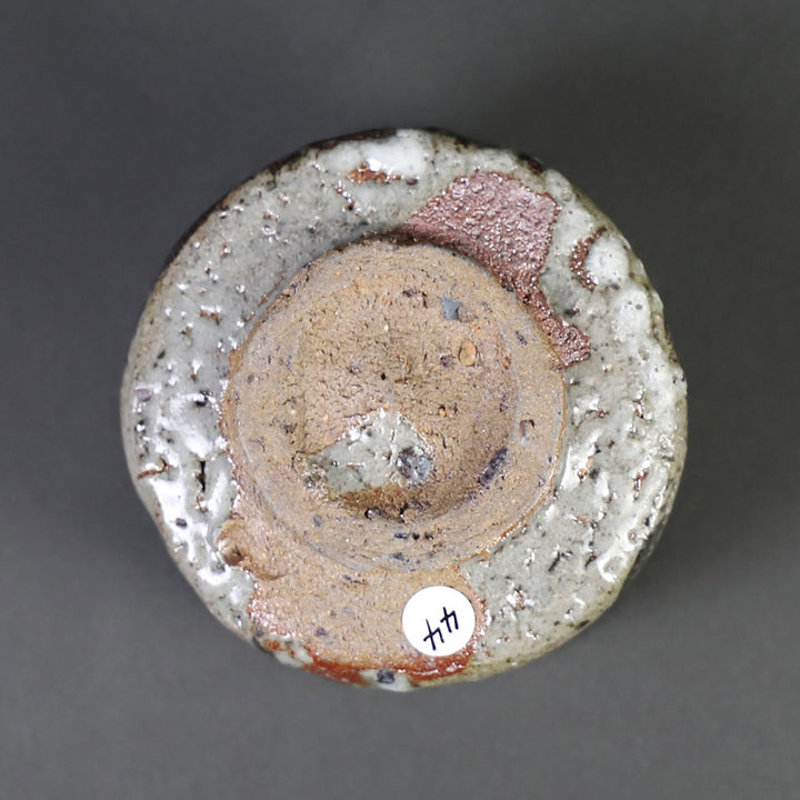水指□古い時代物 絵唐津 瀬戸 大正弐年 丸正今井 菊 骨董品