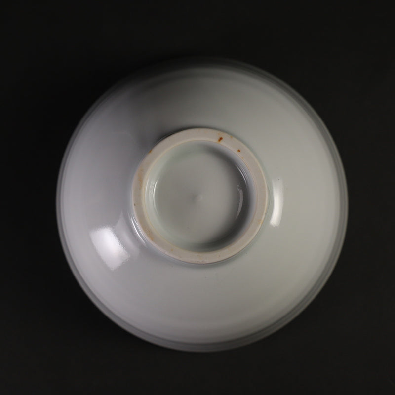 White porcelain rice bowl by Kenta Nakazato