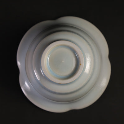 Kenta Nakazato Blue porcelain with persimmon flowers