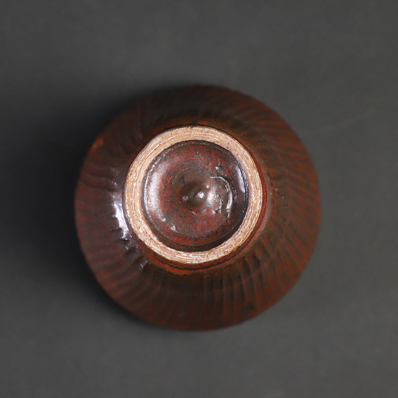 Takashi Nakazato iron red line design tea cup