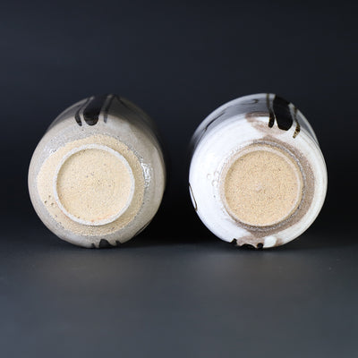 Nakazato Taroemon Kiln Karatsu tea cup (peach) 2 guests