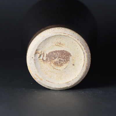 Black Karatsu Beer Cup (Large) by Chiharu Kumamoto