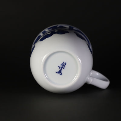 Gen-emon kiln dyed arabesque design mug cup