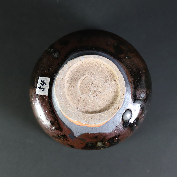 梶原靖元 作 黒唐津茶碗 – ギャラリー一番館オンラインショップ