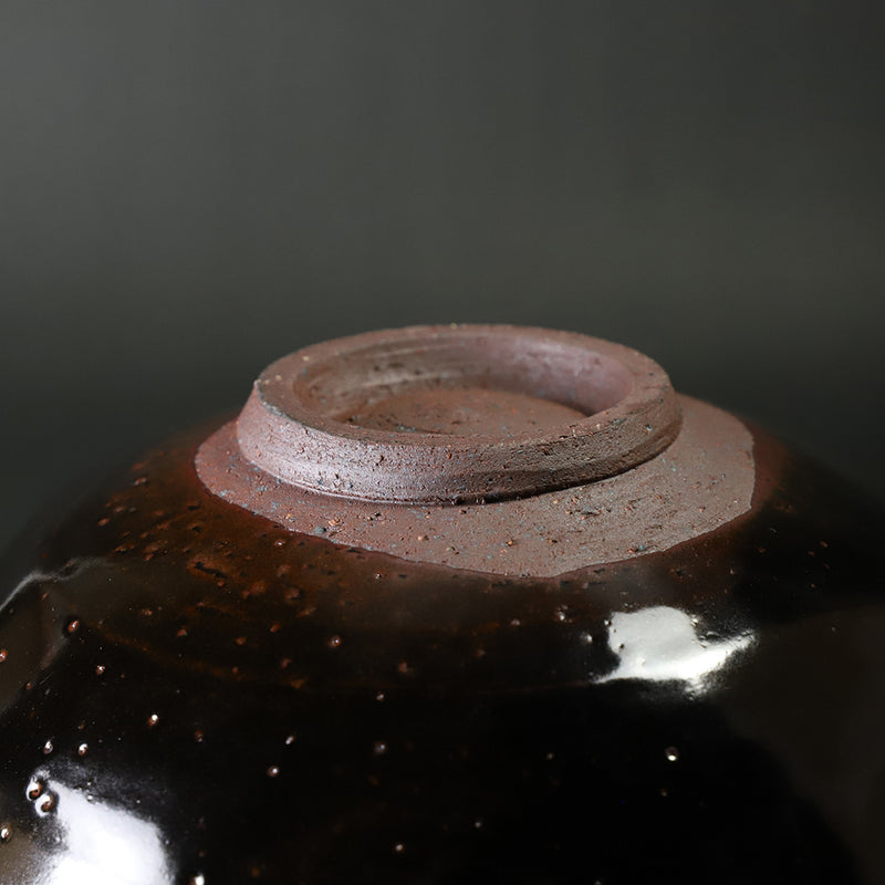 Taki Nakazato Iron glaze square bowl