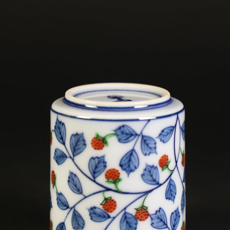 Gen-emon Kiln Dyed Nishiki Strawberry Picture Peeping Ingredients