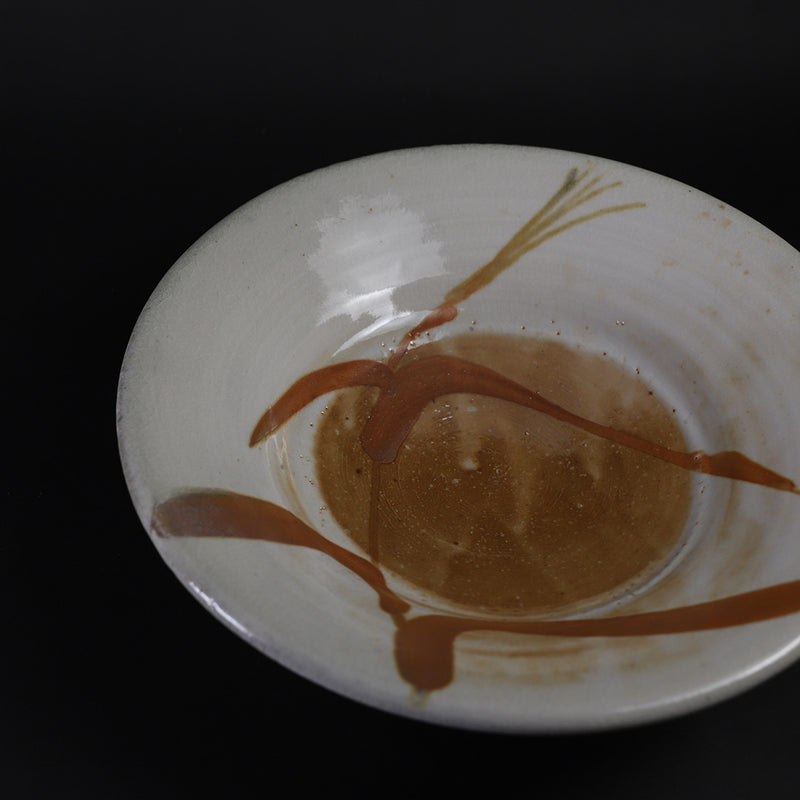 Takashi Nakazato soda kiln grass design bowl