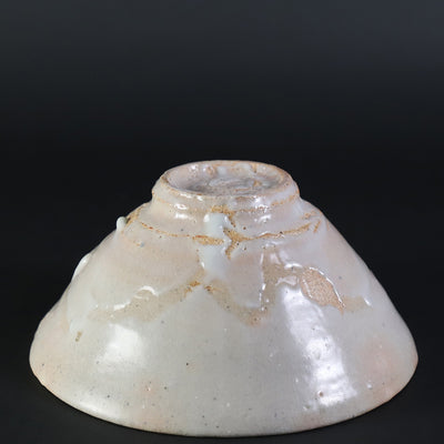 Ido tea bowl by Yasumoto Kajiwara