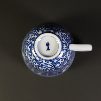 Gen-emon kiln Dyeing arabesque dark medium bowl plate