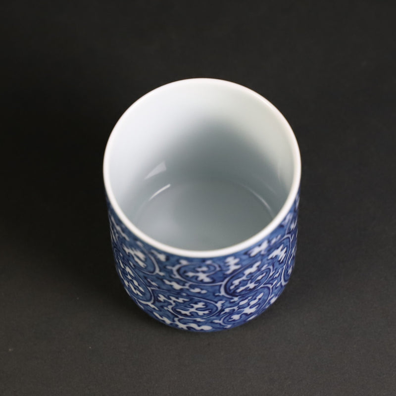 Gen-emon Kiln Dyed arabesque deep peep cup