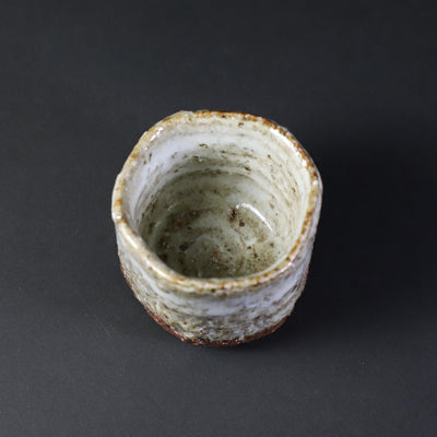 Spotted sake cup by Kota Tanaka