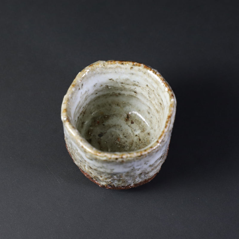 Spotted sake cup by Kota Tanaka