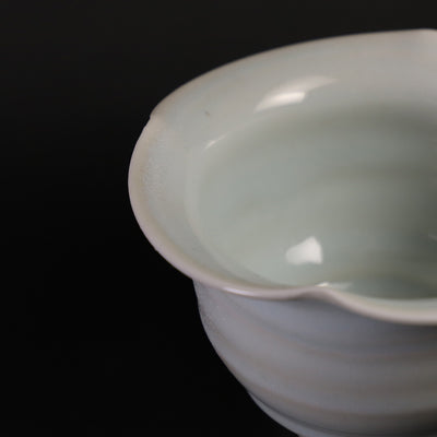 Kenta Nakazato Blue porcelain with persimmon flowers
