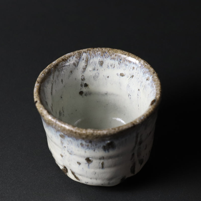 Madara Karatsu sake cup by Munehiko Maruta
