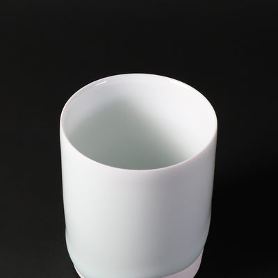 Blue porcelain cup by Akio Momota