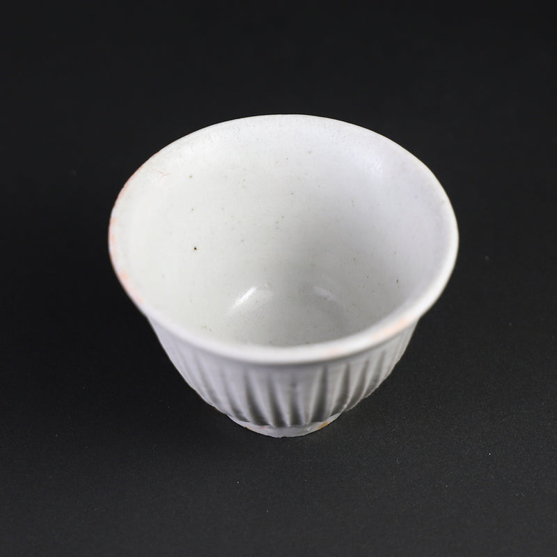 White porcelain cup by Soichiro Maruta