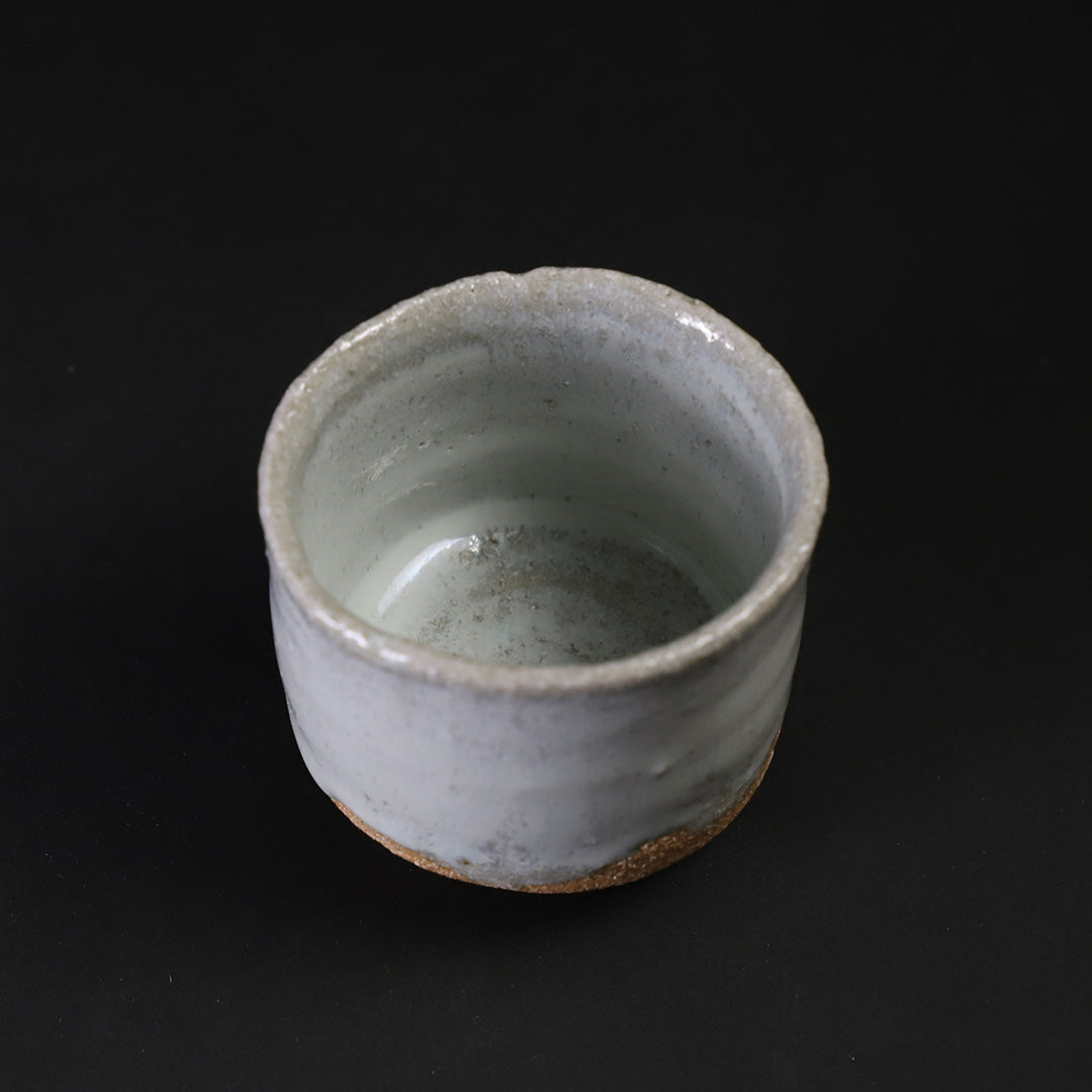 矢野直人　斑唐津ぐい呑　未使用　径6cm高さ5.4cm 共箱 共布 栞 MG凛 皐月の酒器展】『矢野直人』最上位作 斑唐津ぐい呑 共