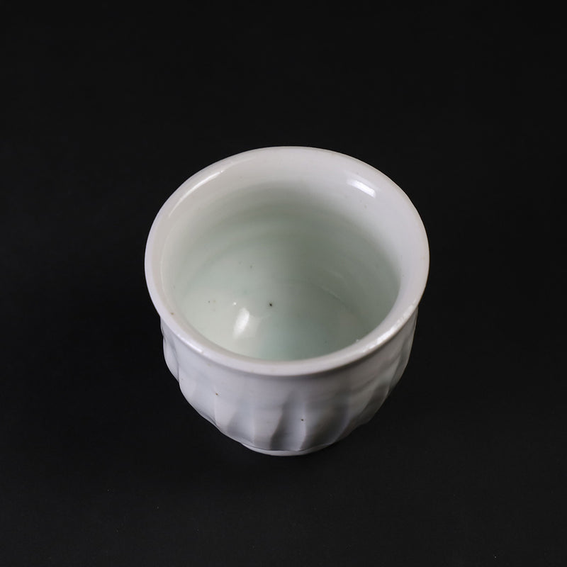 White porcelain cup by Hiomi Takesue