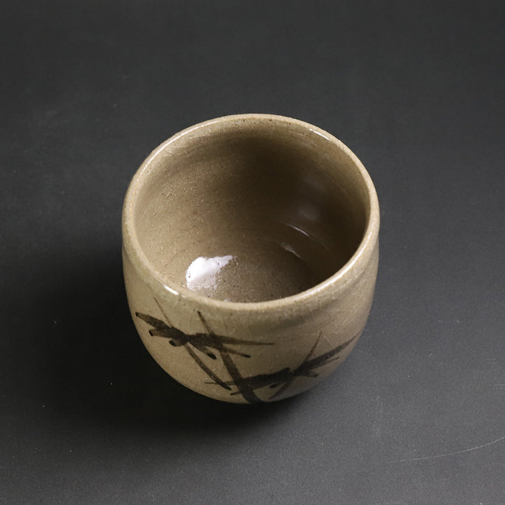 唐津焼　十二代太郎右衛門　猪口3種 唐津焼 十二代太郎右衛門 猪口3種 唐津焼 十二代太郎右