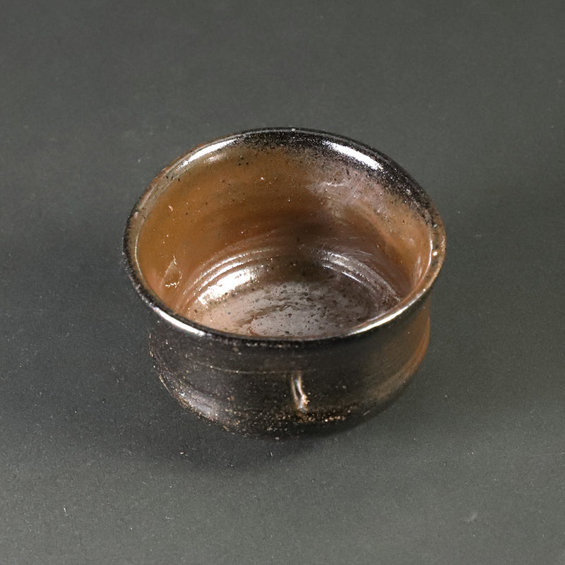 Black Karatsu Cup by Yoshihisa Ishii