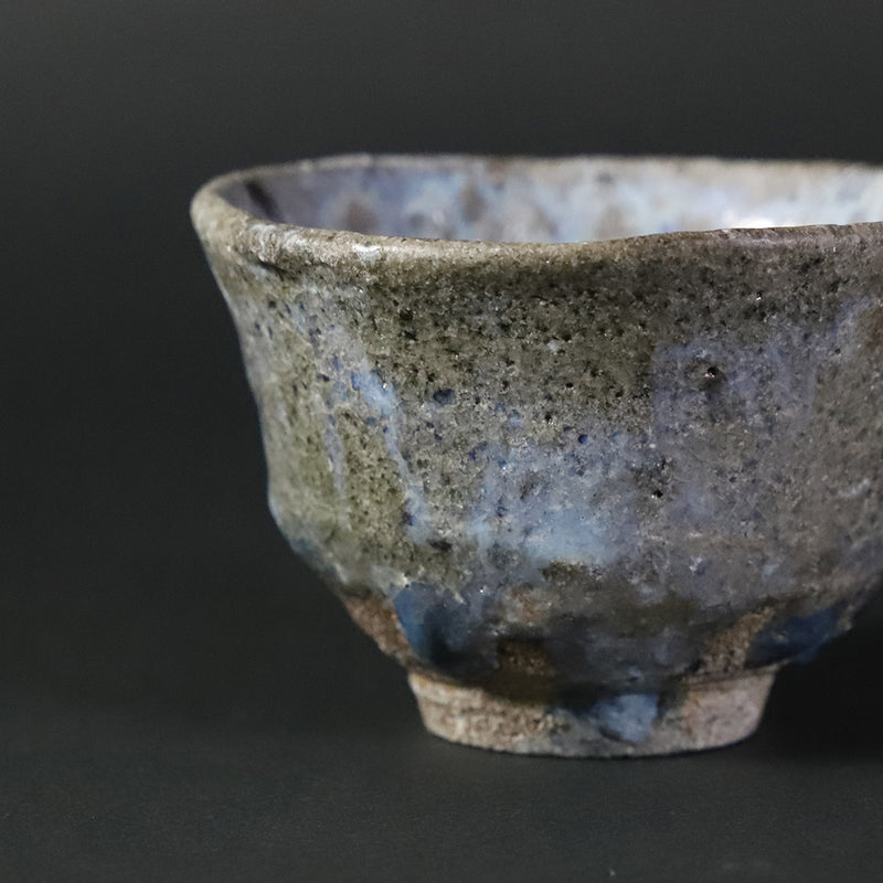Madara Karatsu sake cup by Munehiko Maruta