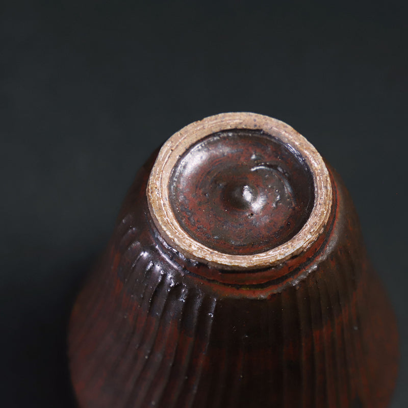 Takashi Nakazato iron red line design tea cup