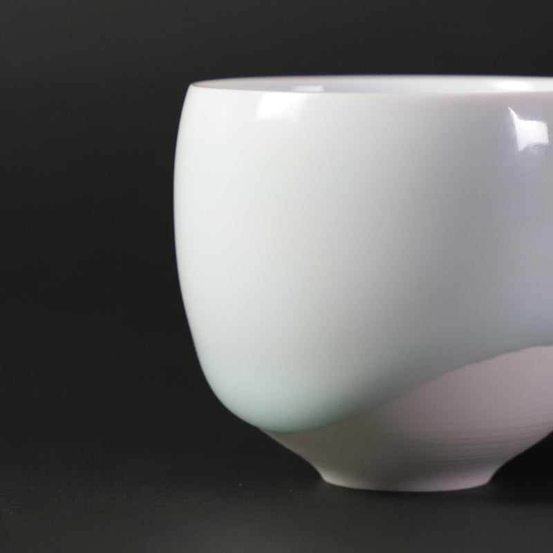 Blue and white porcelain cup by Akio Momota