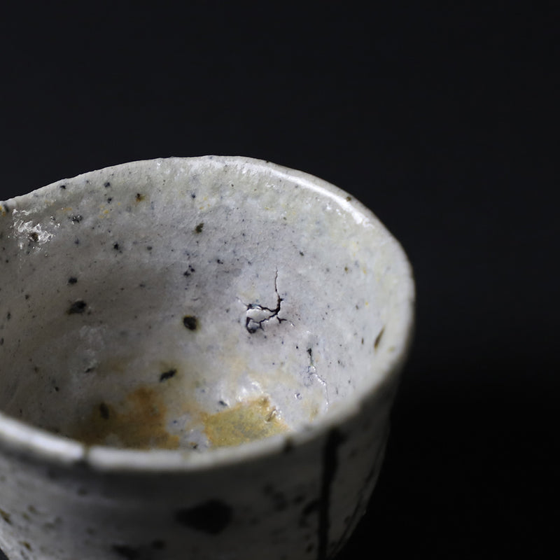 Yu Maruta, pictured Karatsu sake cup 3
