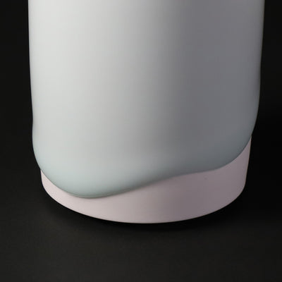 Blue porcelain cup by Akio Momota