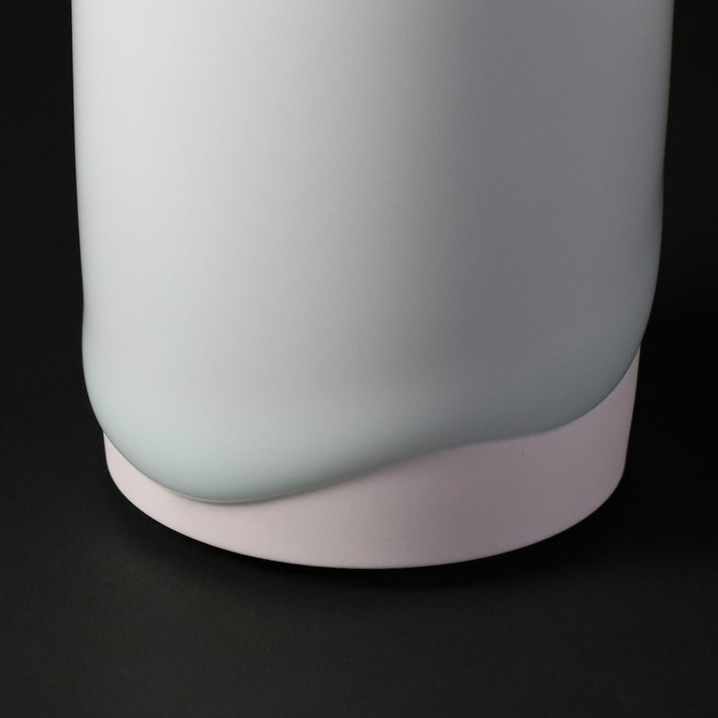 Blue porcelain cup by Akio Momota