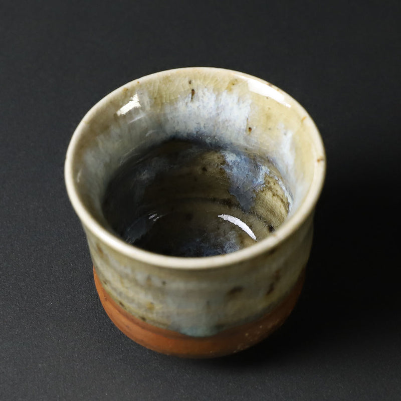 Aokaratsu sake cup by Shuichi Okamoto